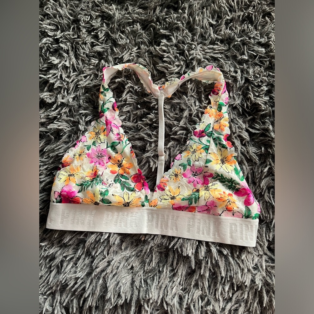 Victoria's Secret PINK Floral Triangle Bralette